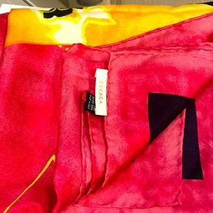 Escada  100% silk scarf 35” “35